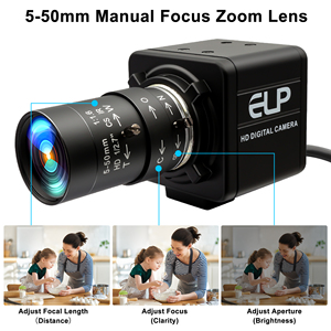 CS 2.8-12Mm/5-50Mm Zoom Quang Học <span class=keywords><strong>Webcam</strong></span> 8MP 3264X2448P <span class=keywords><strong>USB</strong></span> 2.0 Varifocal Máy Ảnh UVC Cắm Chơi Công Nghiệp Lightburn Máy Ảnh Mini - Product Image 3