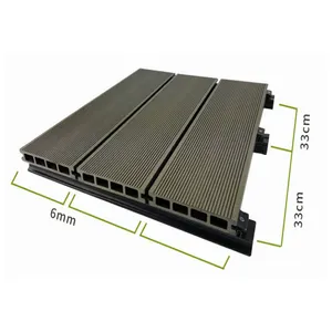 moisture-proof ceiling panel WPC Solid Deck Floor Hollow Composite Decking Board Maintenance free