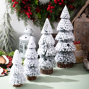 Nuovo Design Mini Albero <span class=keywords><strong>di</strong></span> <span class=keywords><strong>Natale</strong></span> Innevato Decorazione da Tavolo per Feste Collezione <span class=keywords><strong>Decorazioni</strong></span> Natalizie Nevose - Product Image 3