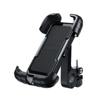 Support de téléphone rotatif à 360° pour moto, résistant aux chocs, support de téléphone portable pour vélo, scooter électrique, guidon, navigation