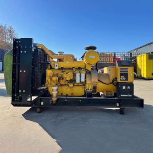 เครื่องกำเนิดไฟฟ้าดีเซล Komatsu SAA6D140-P580 มือสอง 400 กิโลวัตต์ กำลังไฟฟ้าสำรอง 440 กิโลวัตต์ สำหรับอุตสาหกรรม - Product Image 1