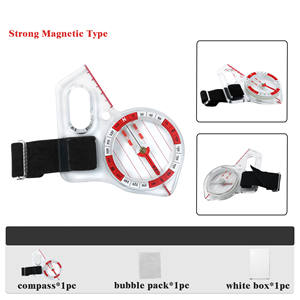 Nouvelle arrivée pouce boussole <span class=keywords><strong>carte</strong></span> règle Portable voyage en plein air équipement de survie avec lanière pour <span class=keywords><strong>la</strong></span> randonnée Camping - Product Image 4