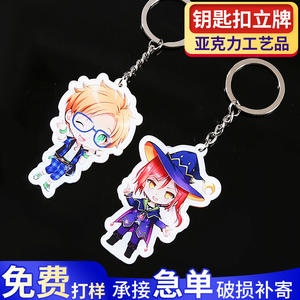 Colgantes de llavero de acrílico transparente, pequeños regalos, llaveros de dibujos animados de <span class=keywords><strong>Anime</strong></span> - Product Image 2