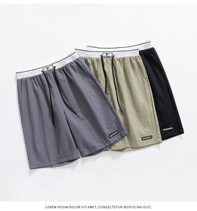 Nuevos pantalones cortos deportivos de seda helada de cintura alta de verano estilo informal recto suelto de secado rápido - Product Image 5