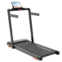 Tapis de course électrique pliable OEM portable pour la maison avec poignée de commande à distance et inclinaison pour l'entraînement