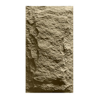 Panneau en pierre artificielle PU légère pour extérieur, décoratif, imitation roche, en polyuréthane