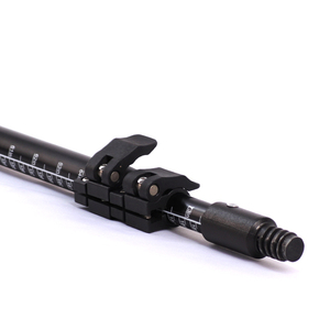 Barra di misura telescopica zincata regolabile da 4m con estensione per sport all'aperto/alluminio per uso interno - Product Image 3