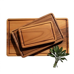 Tabla de Cortar Rectangular de Madera Sostenible de Primera Calidad, Tabla de Cortar con Diseño de Tablero de Ajedrez, Apta para Lavavajillas, para Preparación de Alimentos en la Cocina - Product Image 6