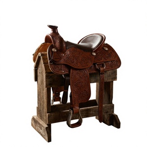 Sillín de Montaña Personalizado BS International para Carreras, Estilo Inglés, con Estructura de Madera, 100% Cuero Genuino, Herrajes SUS304, Competitivo - Product Image 2