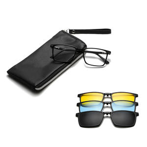 Gafas de sol magnéticas cuadradas Greyjack, montura TR90, lentes polarizadas, protección UV, para hombre, 6208 - Product Image 4