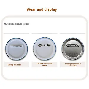 เข็มกลัดอนิเมะ ยาโอ๋ เซินจื่อ จงลี่  วัสดุดีบุกเคลือบด้าน พลาสติก  สำหรับติดกระเป๋า  งานนิทรรศการมังงะ - Product Image 2