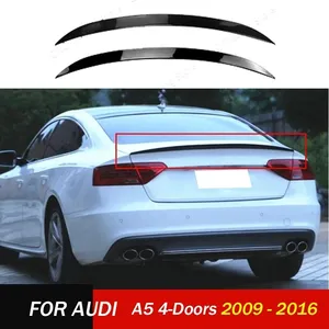 สปอยเลอร์หลัง StarNav สำหรับ A5 4 ประตู รุ่น S5 ปี 2009-2016 คาร์บอนไฟเบอร์ ปีกหลังคาท้ายรถยนต์ อุปกรณ์ตกแต่ง - Product Image 1