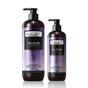 Factory OEM Service Gewöhnliche Haarpflege Korean 500ml 17oz Brown Bottle Moist ure Select Dry Scalp Argan Shampoo