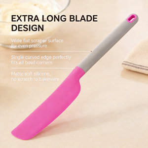 Espátula de Silicona Ecológica y Colorida para Repostería, Apta para Horno, Herramienta para Mezclar Mantequilla y Raspar, para Cocina Casera - Product Image 6