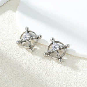 Anello per Capezzolo in Acciaio Inox 316L Non Forato, Gioiello Sexy per Piercing Corporeo, Placcato Oro Unisex - Product Image 3