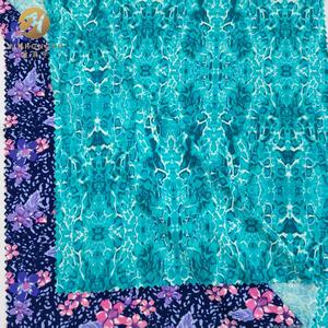 Hoogwaardig op maat geprint tricot gebreid textiel voor zwemkleding 165gsm nylon-spandex 4-weg stretch zacht comfortabel - Product Image 4