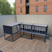 DYCE3 Maison modulaire préfabriquée moderne Tiny Office Showroom Container House Kits de cabines mobiles en acier détachables Bureau à domicile