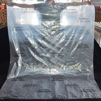 Sac d'emballage plat en PE perforé de grande taille (0,02-0,2 mm) avec bord plié pour articles volumineux