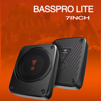 Subwoofer de voiture compact amplifié Bass Pro LITE DC 12V à aimant néodyme unique de 7 pouces à installer sous le siège