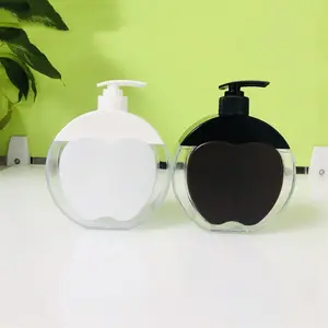 Custom 300ml Empty Square Pump Bottle White Black Amber Hand Wash Body Soap Plastic Dispensers Pump Bottle