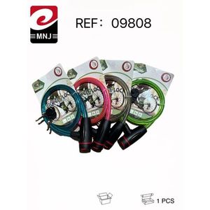 Colored Bicycle Locks 10mm Steel Cable Security Bike Lock With Key For Outdoor Use - Product Image 3