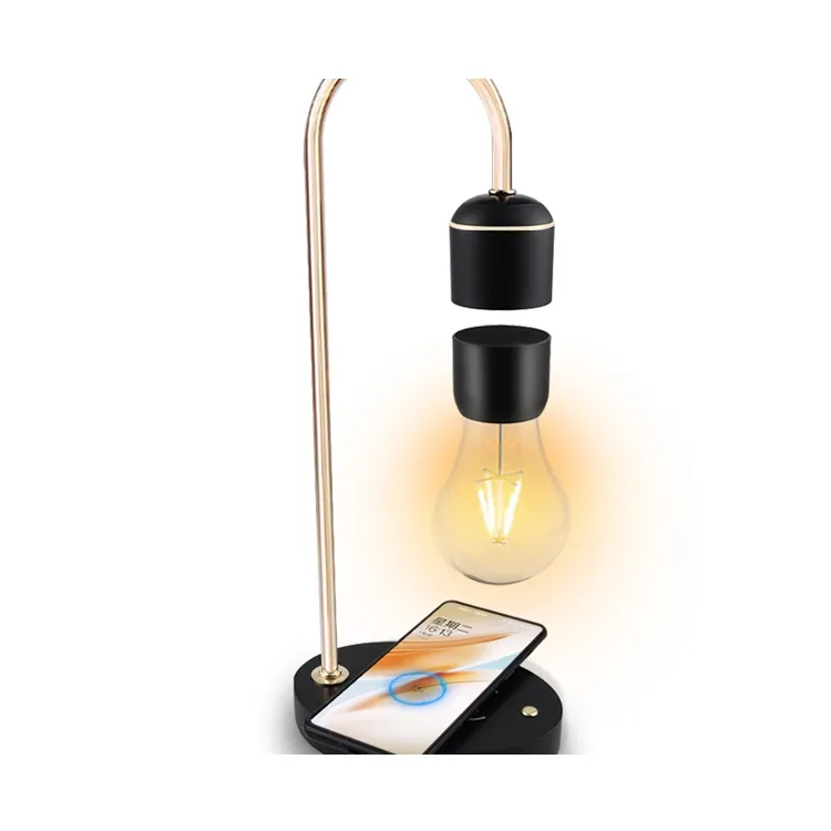 무선 충전기 2024 새로운 사용자 정의 자기 부상 부동 Led 전구 램프