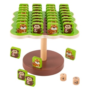 Animal Balance Tree Wooden Children's Educational <b>Toys</b> Stacking Music Desktop Practice Parent-Child Interactive Game for Kids - Product Image 6
