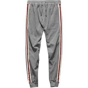 Men's Fleece Joggers <b>Pants</b> Sherpa <b>Lined</b> Side Stripe Sweatpants Winter Warm Active Wear - Product Image 1