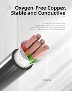 Cable de Alimentación RVV RVVP 6x1.5mm con Certificación <span class=keywords><strong>CE</strong></span> para Instaladores de Sistemas de Seguridad CCTV en Irlanda, Cable Eléctrico de Alta Conductividad - Product Image 4