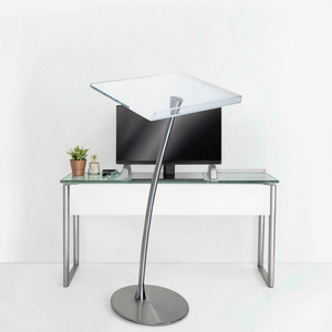 Bán buôn nhà máy tùy chỉnh rõ ràng trong suốt lucite người giữ cuốn sách Acrylic Nhà thờ bục giảng và Bục Giảng kệ trưng bày - Product Image 2