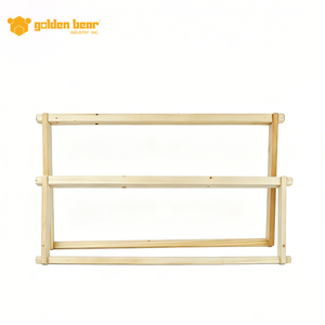 Marco de colmena de madera de pino sin ensamblar FR-1 para equipos de apicultura Langstroth, se acepta OEM - Product Image 3