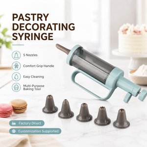 <span class=keywords><strong>Mision</strong></span> - Juego de Herramientas para Decorar Pasteles de Plástico Ecológicas Multifuncionales, 6 Boquillas, Pistola para Galletas, Logotipo Personalizado OEM/ODM - Product Image 3