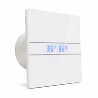 Nuevo Ventilador Extractor de Pared Cuadrado de Plástico de 6 Pulgadas con Rejilla para Ventilación, Ideal para el Hogar, Gran Venta 2025
