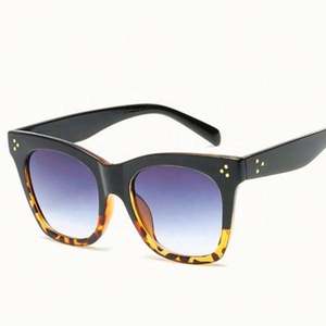 Gafas de Sol Cuadradas Vintage de Moda para Hombre y Mujer, Lentes Degradadas, Gafas de Sol de Ojo de Gato Extra Grandes - Product Image 2