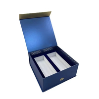 Boîte d'emballage de luxe personnalisée en forme de livre avec couvercle magnétique à rabat, en carton rigide, pour brosse à cheveux, boîte cadeau