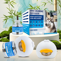 Kit diffuseur apaisant pour chien 4 en 1, diffuseur à phéromones à brancher avec 2 recharges de 48 ml, aide à calmer l'anxiété pour chiots et chiens adultes