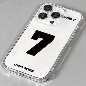 Lucky Seven <span class=keywords><strong>Number</strong></span> Printing a prueba de golpes Space TPU Funda para teléfono móvil para Iphone 8 X Xr Xs 11 12 13 14 15 16 17 Pro Max - Product Image 6