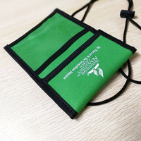 Porte-badge pour salon professionnel avec cordon, petite pochette porte-badge avec cordon de cou