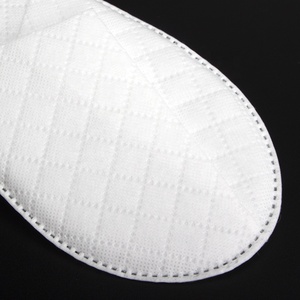 Ciabatte Monouso Economiche in TNT <span class=keywords><strong>per</strong></span> Ospedali e Hotel, Bianche/Grigie 28*11cm, Confezione Multipla - Product Image 2