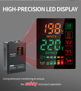 Estabilizadores de voltaje AVR de 1KVA para el hogar, reguladores de voltaje automáticos monofásicos de 220V CA para colgar en la pared, uso de caldera de <span class=keywords><strong>Gas</strong></span> AVR de 800W-1000W - Product Image 3