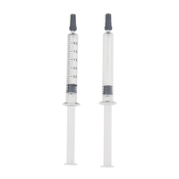 Seringue en verre pour huile distillée, 1ml, 3ml, 5ml, avec raccord Luer Lock, emballage concentré, prix usine