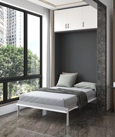 Lit escamotable mural intelligent Queen Size avec bureau intégré, idéal pour gagner de la place - Vente en gros