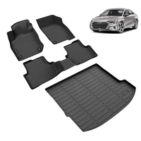 Tapis de sol auto tout temps personnalisé pour Audi A3 Tapis de sol pour Audi A3 2022-2024 8Y Accessoires d'intérieur 3D Tpe Rubber Mats