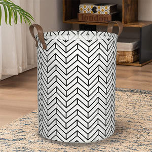 Gran oferta, cesta de lavandería plegable de lona de algodón grande, tapa con cordón, barril de recepción plegable para cesto de ropa, gran oferta - Product Image 5