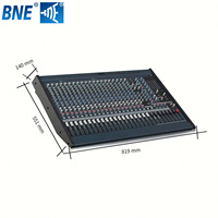 Console de mixage DJ stéréo MG24/14FX à 24 canaux, contrôleur de mixage audio, mixeur pour karaoké/scène/spectacle/église, vente directe d'usine