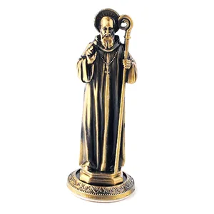 Mini Statue religieuse religieuse en métal, 1 pièce, prix de gros, décoration de la table, commémoratifs