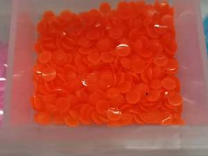 N-ZS001 Diamants en résine acrylique pour peinture diamant, forme carrée, effet cristal AB spécial, lumineux, néon, coloré, motifs de dessins animés coréens - Product Image 2