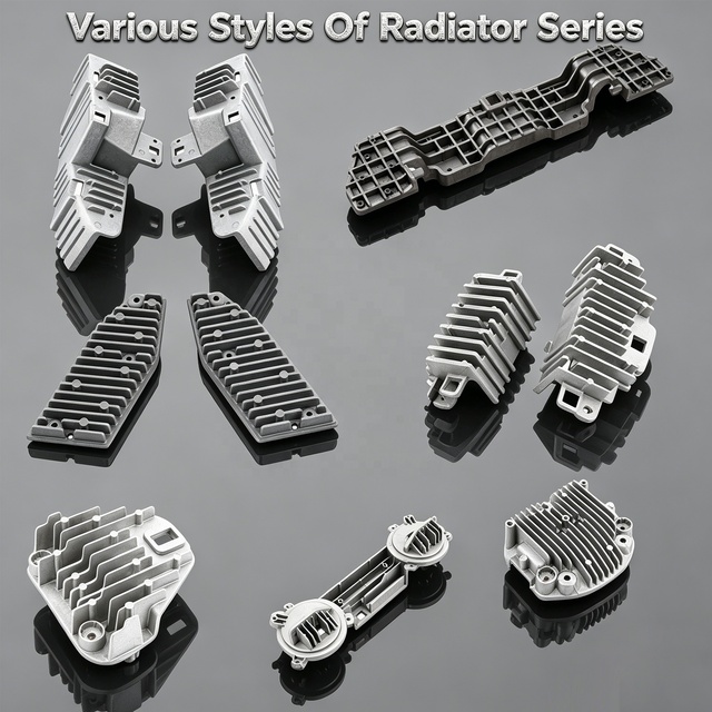 Motorcycle Radiator Engine Radiator Universal Engine Accessories Cooler Motorcycle Modified Radiator Water tank Assembly