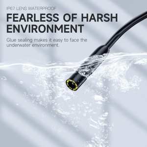 Endoscope portatif P230 Objectif 8mm <span class=keywords><strong>Caméra</strong></span> d'<span class=keywords><strong>inspection</strong></span> de tuyaux 1080P Écran 2 pouces Zoom 2X Endoscope industriel Câble 20m <span class=keywords><strong>Caméra</strong></span> serpent - Product Image 4