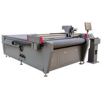Mesin Pemotong Digital CNC dengan Pisau Osilasi Kecepatan Tinggi untuk Memotong Kain, Gasket, Kulit, Karton, dengan Roda Lipat CCD